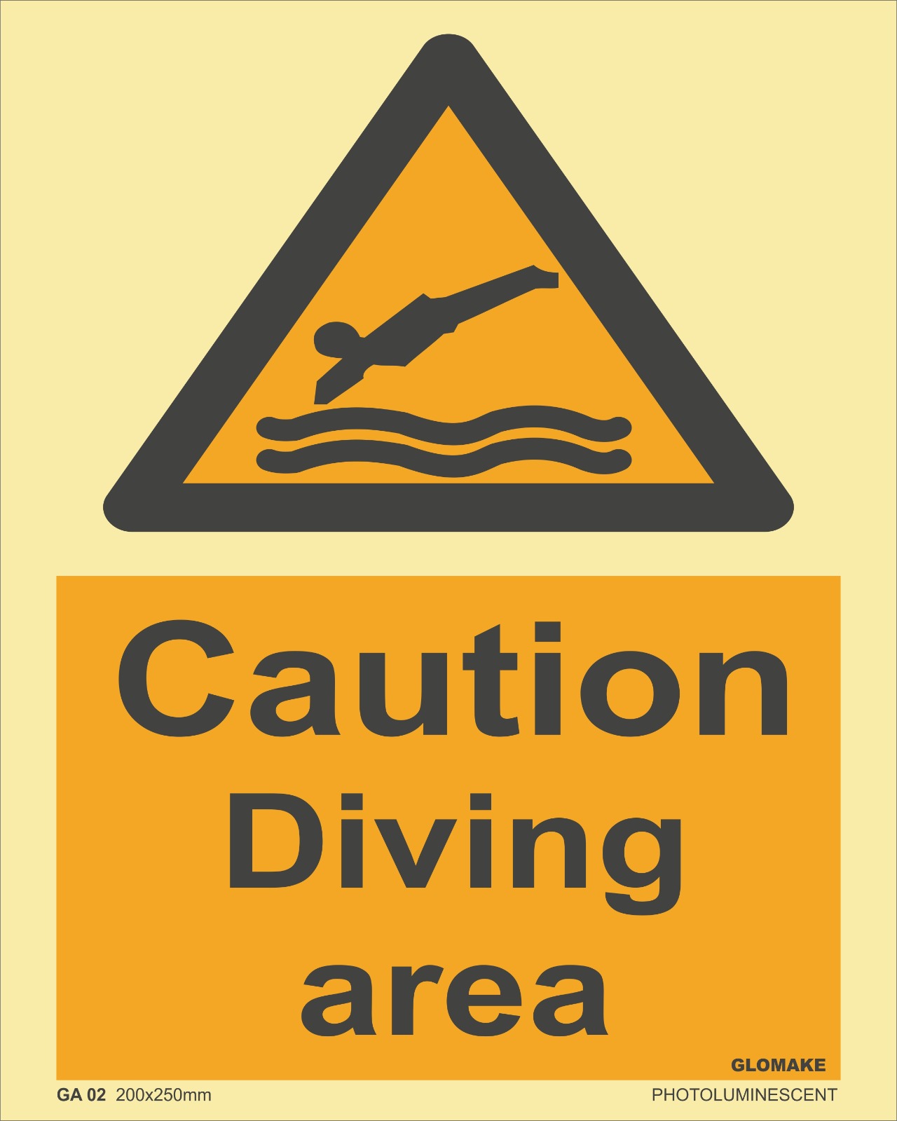 CAUTION DIVING AREA 
(GA 02)